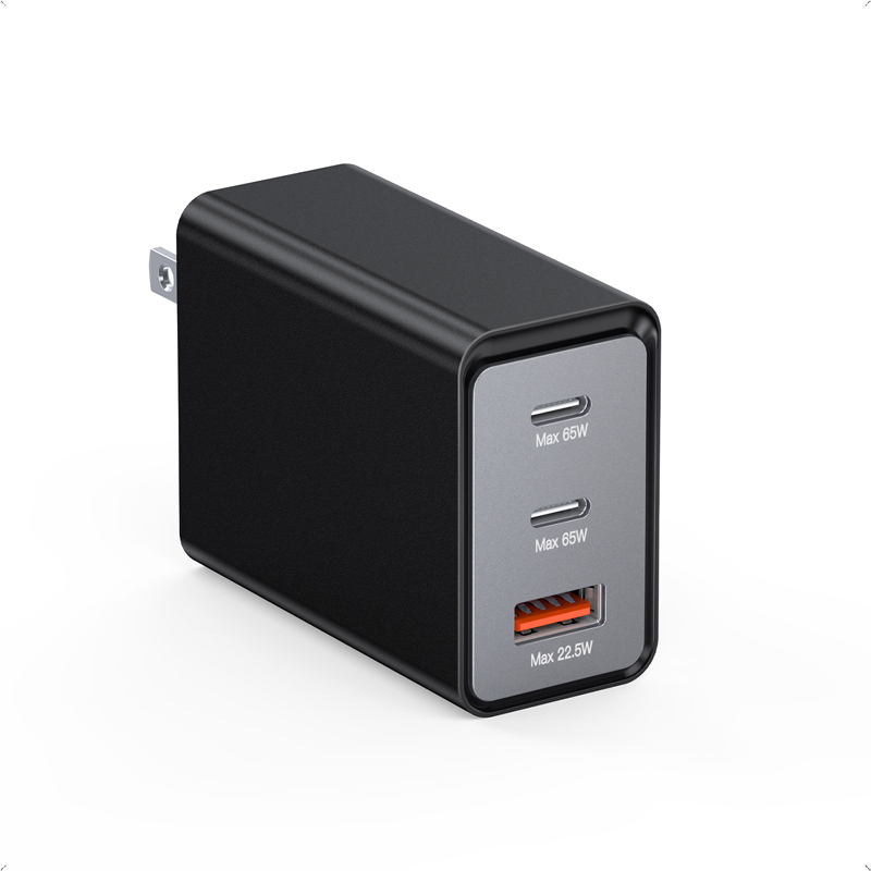 PD67W充电器双C口多协议墙插式充电器