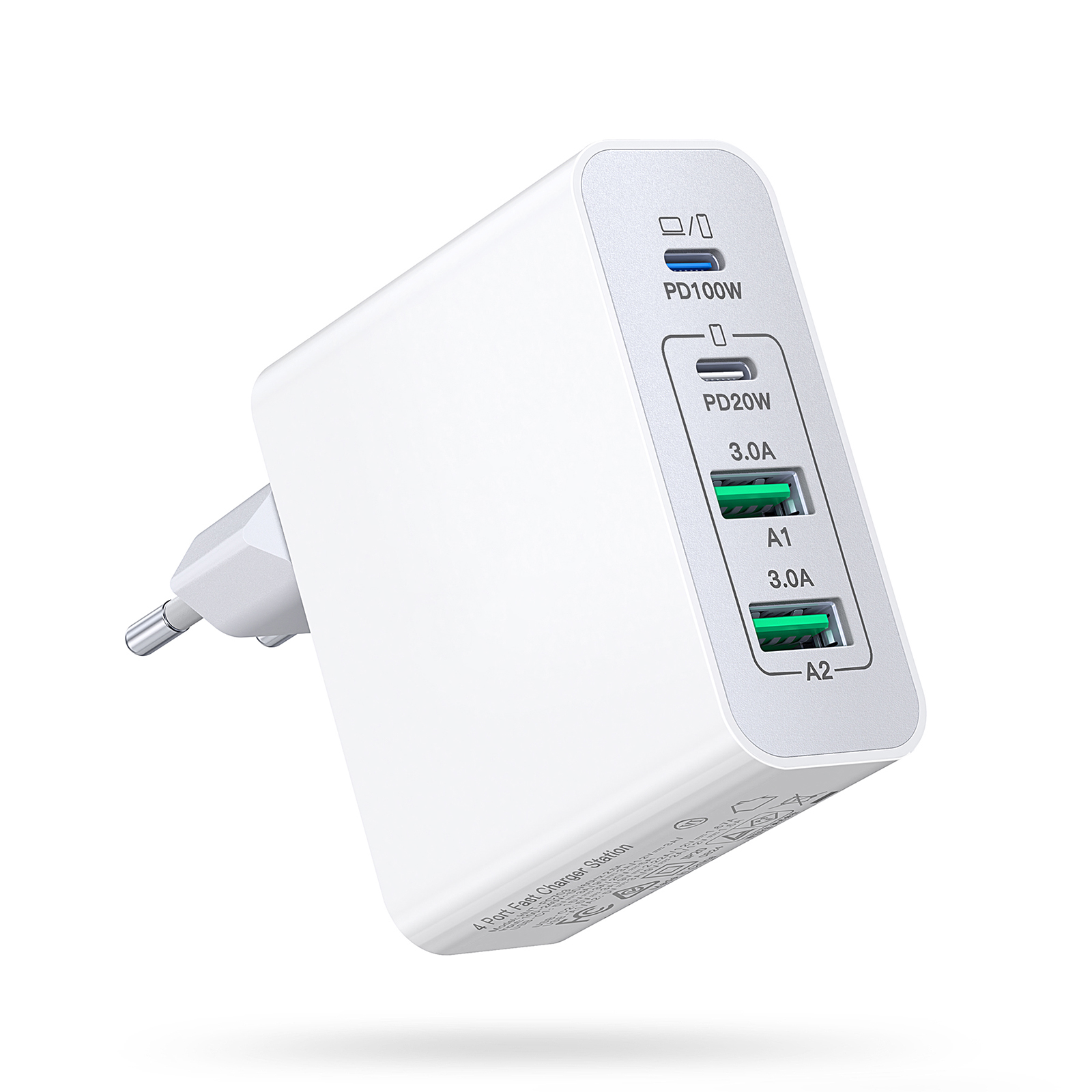 大功率多口墙插式充电器